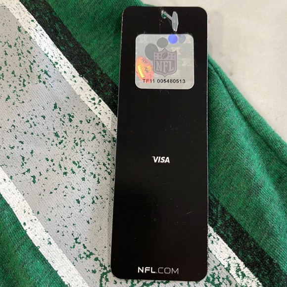 NY Jets NFL Vintage Graphic Apparel Oversized 3/4 Sleeve Distressed T- XS - Picture 7 of 7